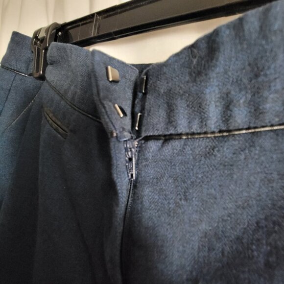 Apt. 9 Modern Fit Pants blue sz 12 stretch Rayon corpcore classic workwear EUC - Picture 7 of 13